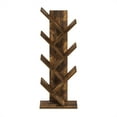 thumbnail image 4 of Furinno Tree Bookshelf 7-Tier Floor Standing Tree Bookcase, Amber Pine, 4 of 7