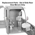 thumbnail image 3 of Replacement Parts for Barbie RV Camper Vehicle Playset - CJT42 ~ Set of Side Rear View Mirrors ~ One Each for Driver and Passenger Side, 3 of 8