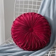 thumbnail image 4 of fastboy Peau Coussin Décoratif Fait avec du Polyester et PP Coton Large Application Simple Vin Rouge 35CM 1Set, 4 of 6