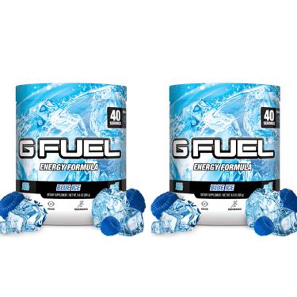 2 Pack G Fuel Elite Energy And Endurance Powder Tub Blue Ice 40 Servings Walmart Com Walmart Com