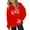 Red#1, variant on SERTG Girls Valentine's Hooded Sweatshirt Long Sleeve Casual with Heart Print Kids Spring Fall Fleece-Lined Solid Color Everyday Top(Navy#1,5 Years)