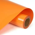 thumbnail image 2 of RENLITONG Orange HTV Iron on Vinyl 12Inch by 10ft Roll Heat Transfer Vinyl for T-Shirt HTV Rolls for All Cutter Machine - Easy to Cut & Weed for Heat Transfer Design, 2 of 4