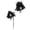 A009- Style I, variant on Artificial Roses with Spiders 15 X 3 Inch Dark Red Halloween Artificial Flowers Long Hobby Artificial Flowers for Home Decor Floral Arrangements Party Indoor 1 Pack