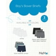 thumbnail image 2 of MeMoi  3 Pair Pack Boxer Briefs - Boys - Male (4, White), 2 of 7