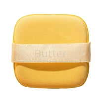 Square Makeup Puff for Even Foundation Application Reusable Dual-Use Beauty Tool Yellow