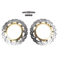thumbnail image 1 of Arashi Oversize Front Brake Disc Rotors for BMW R1200GS R 1200 GS ADVENTURE 2013 - 2018 R1200GS ABS 2014 - 2018 / R1250GS R 1250 GS ADV 2019 - 2022 Motorcycle Accessories Gold, 1 of 5