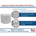 thumbnail image 7 of Air Filter Factory Replacement for HW14 Humidifier Wick Filter Replacement 1-Pack, 7 of 7