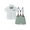 White Green, variant on CARETOO Toddler Boy Outfits Short Sleeve Button Shirts Bowtie Suspender Shorts Formal Clothes 1-5T
