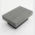 thumbnail image 4 of Mesa de Centro Evo-Block Arquitectónica Minimalista Gris Ceniza y Negro - LEMICH, 4 of 6