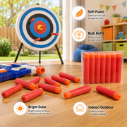 Sponge Round Soft Bullets,Refillable Mega Sponge EVA Round Soft Bullets Refill Darts