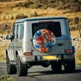 thumbnail image 5 of Naloa 3D Butterfly PVC Leather Spare Tire Wheel Cover for Car Truck SUV Camper Trailer Universal Fit many size14 inch, 5 of 6
