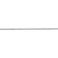 thumbnail image 3 of Leslie's 14K White Gold .80mm Round D/C Wheat Chain (Weight: 1.76 Grams, Length: 16 Inches), 3 of 4