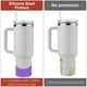 thumbnail image 5 of Funda de Botella de Agua de Silicona Uxcell [2PCS] - Funda Protectora Antideslizante para Proteger Botellas de Agua de Rasguños - [Violeta - 2.75 PULGADAS], 5 of 7
