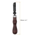 thumbnail image 2 of V Type Push Groover 155mm Adjustable Wood Handle for DIY Craft Stitching, 2 of 6