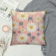 thumbnail image 2 of GOSMITH  Camellia Pattern Square Pillow Covers,Couch Decorative Throw Pillow Covers Indoor/Outdoor Pillows Shells, 2 of 5