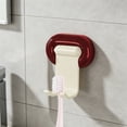thumbnail image 4 of Oefntac Toothbrush Storage Rack with Plastic Base Detachable Bathroom Organizer Adhesive Wall Mounted Supplies Holder for Home, 4 of 6