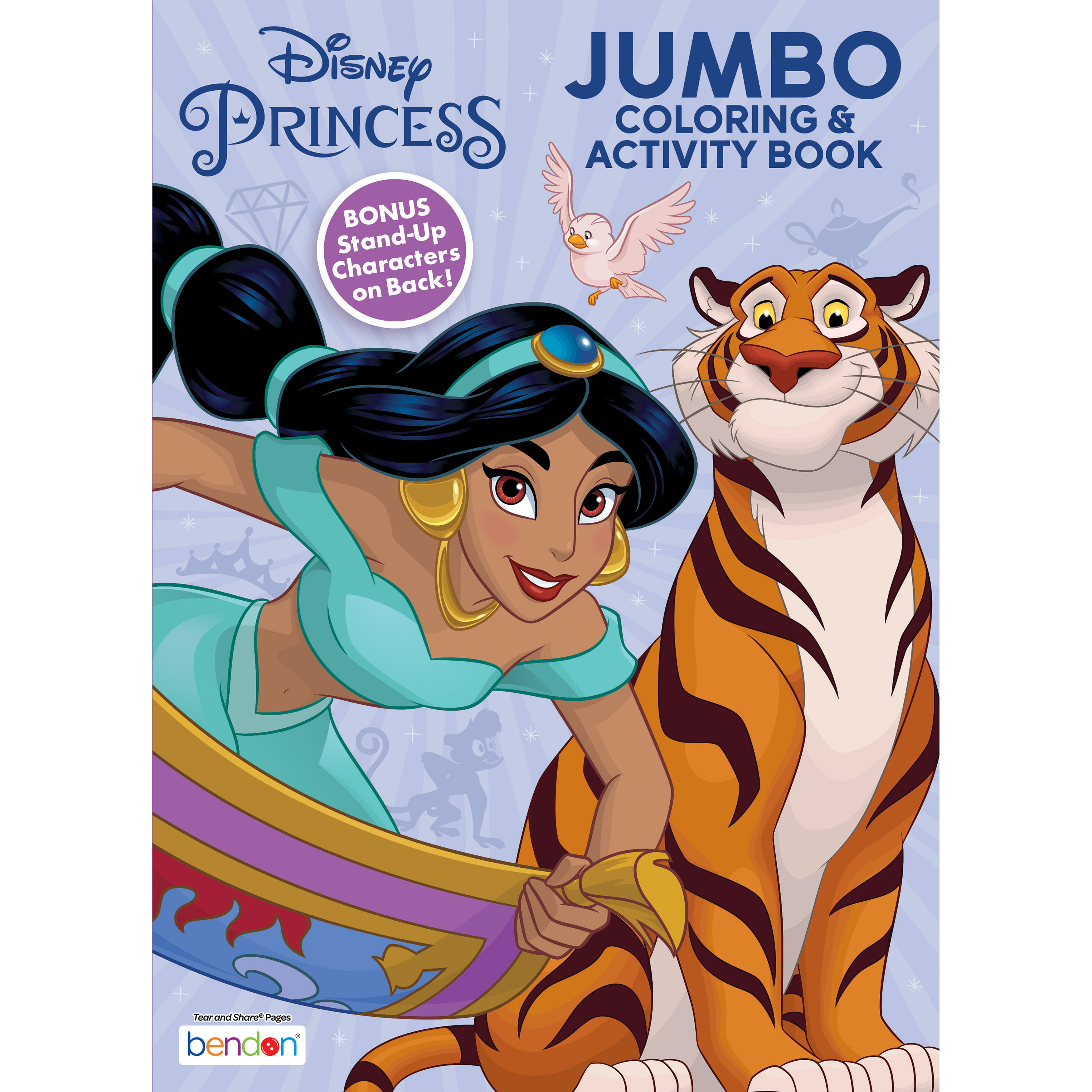 Bendon Disney Princess 21 Page Jumbo Coloring and Activity Book