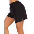 thumbnail image 5 of Sexy Dance Women's Swim Shorts High Waisted Bathing Suit Bottoms Tummy Control Swimsuit Summer Quick Dry Board Shorts, 5 of 9