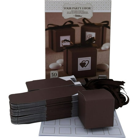 Wilton Chocolate Favor Box, 50 Count