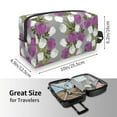 thumbnail image 4 of Goofa Rose Flowers Printed Toiletry Bag with Handle,Large Capacity Travel Makeup Cosmetic Bag for Women, Carry on Airport Airline Compliant Bag, 4 of 9