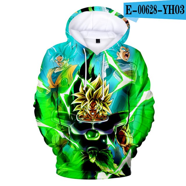 Sudadera con capucha de Dragon Ball para niños y hombres, jersey con estampado 3D de Anime, Son Goku, figuras de la ley, chándal de batalla, ropa de abrigo informal gym unisex