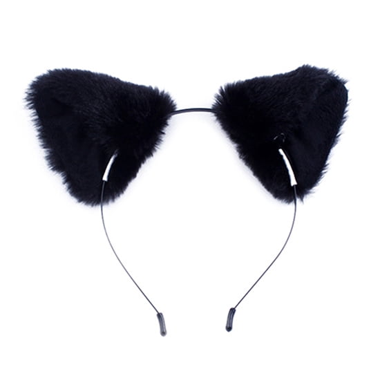 Riguas Girl Cartoon Cute Furry Cat Fox Ears Prop Headband Hairband For 