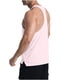 thumbnail image 4 of pstuiky Camisetas sin mangas para hombre, Camiseta deportiva informal de cuello redondo para hombre, de moda, color sólido Camisas de hombre l, 4 of 8