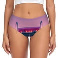 thumbnail image 1 of Balery Sunset Truck Highway Ropa Interior de Algodón para Mujer con Dibujo – Braguitas Cómodas y Elásticas, Estilo Clásico-Large, 1 of 6