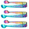 thumbnail image 1 of 3 mini pinzas para servir, pinzas para cubitos de azúcar de acero inoxidable rosa, pinzas para hielo pequeñas para fiestas de té y café, aperitivos, postres, 1 of 5