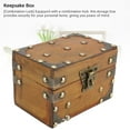 thumbnail image 3 of Caja Del Tesoro Vintage, Caja De Recuerdo Elegante Retro Resistente Decorativa Para Joyería, 3 of 7