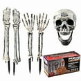 thumbnail image 4 of Halloween decoration simulation skull insert skull props ornaments skull insert skull hand skull hand bone party celebration supplies, celebrating by the way, 4 of 8