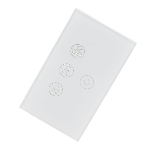 Interruptor Táctil De Lámpara, Función De Sincronización Control De Aplicación De Teléfono Interruptor Táctil De Ventilador Inteligente Para La Familia Para Múltiples