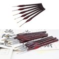 thumbnail image 4 of Professional Line Drawing Pen/hand Detail Paint Brushes - Wolf Hair Tip Fine, 4 of 4