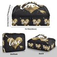 thumbnail image 3 of Iauyy Casserole Carrier for Hot Food Insulated Casserole Travel Carry Bag with Lid Food Warmer Bag for Party/Picnic,Golden Texture, 3 of 7