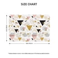 thumbnail image 4 of Placemats Set Of 4 / 6, Geometric Triangle Placemats For Dining Table Indoor/Outdoors Heat Resistant Washable Placemats 18" X 12", 4 of 8
