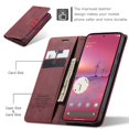 thumbnail image 3 of CaseMe Leather for Google Pixel 10A Case, Flip Wallet Leather Case with Card Holder Magnetic Closure Shockproof Kickstand Protective Phone Cases Cover,Wine Red,For Google Pixel 10A, 3 of 5