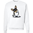thumbnail image 2 of Inktastic Tri Color Corgi Adult Sweatshirt, 2 of 4