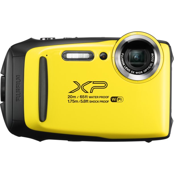 Fujifilm FinePix XP130 Waterproof Action Camera, Yellow
