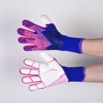 thumbnail image 3 of Guantes de fútbol de látex profesionales, guantes de portero de fútbol, guantes de protección para niños y adultos, guantes de portero de fútbol gruesos, 3 of 5