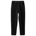 thumbnail image 1 of Pantalones mujer Bolsillos Pantalones holgados Pantalones casuales Pierna recta sólida Negro Zulema pantalones casuales altos, 1 of 8