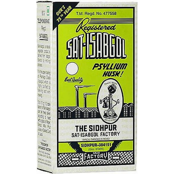 Telephone Brand Sat-Isabgol (Psyllium Husk) - 100 gms Pack of 3