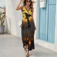 thumbnail image 6 of Halloween Scary Night Full Moon Art Sleeveless Dress Women's Summer Suit Dresses for Women 2025 Luxury Party Dress, 6 of 7