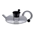 thumbnail image 1 of Toystoory Juego de Tetera de cristal elegante, té cálido y sabroso con elegante suministro al beber té, infusor de té Utensilios de cocina tipo+1, 1 of 6