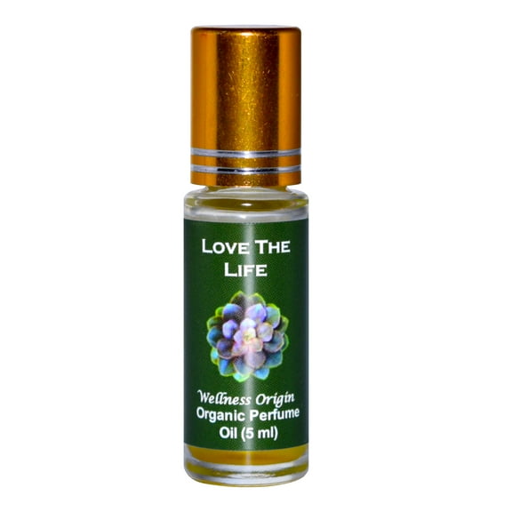 Wellness Origin Love the Life Perfume | Organic Essential Oil Blend for Claudia Varga Singer's Song | 1 Per Pack