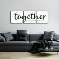 thumbnail image 3 of Epic Art 'Together is Our Favorite Place to Be' by Marla Rae, Acrylic Glass Wall Art, 3 Piece Set, 72" x 24", 3 of 8