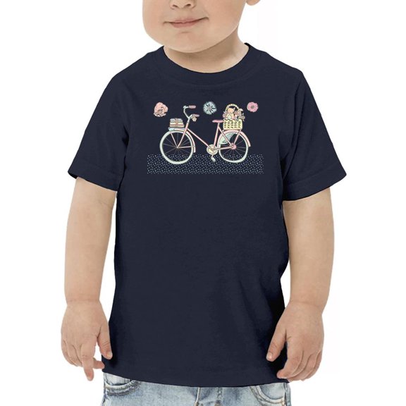 Pastel Color Bicycle T-Shirt Toddler -Image by Shutterstock, 2 Toddler