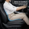 thumbnail image 6 of Skin-Friendly & Dirt-Repellent Leather Seat Cushions, Universal Thickened Non Slip Memory Foam Car Seat Cushion, Soft Comfortable & Breathable, Easy Cleaning, for Car, Office (Brown, Standard), 6 of 8