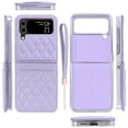 thumbnail image 7 of for Samsung Galaxy Z Flip 4 Case, Luxury PU Leather Wallet Protective Phone Case Card Holder Purse Phone Cover Case with Wrist Strap for Samsung Galaxy Z Flip 4 Shockproof Case, Purple, 7 of 7
