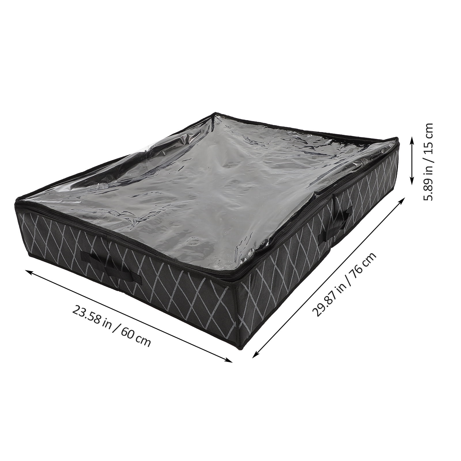Luxshiny Shoe Storage Bag with Zipper, Underbed Organizer for Home, Travel, and Closet Space Saving