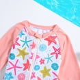 thumbnail image 6 of Girls Swimsuit Summer Long Sleeve Cartoon Prints Ruffles Surf Swimwear Swimsuit Bikini Baby Girl Bathing Suit,Size 18 Months-24 Months, 6 of 6